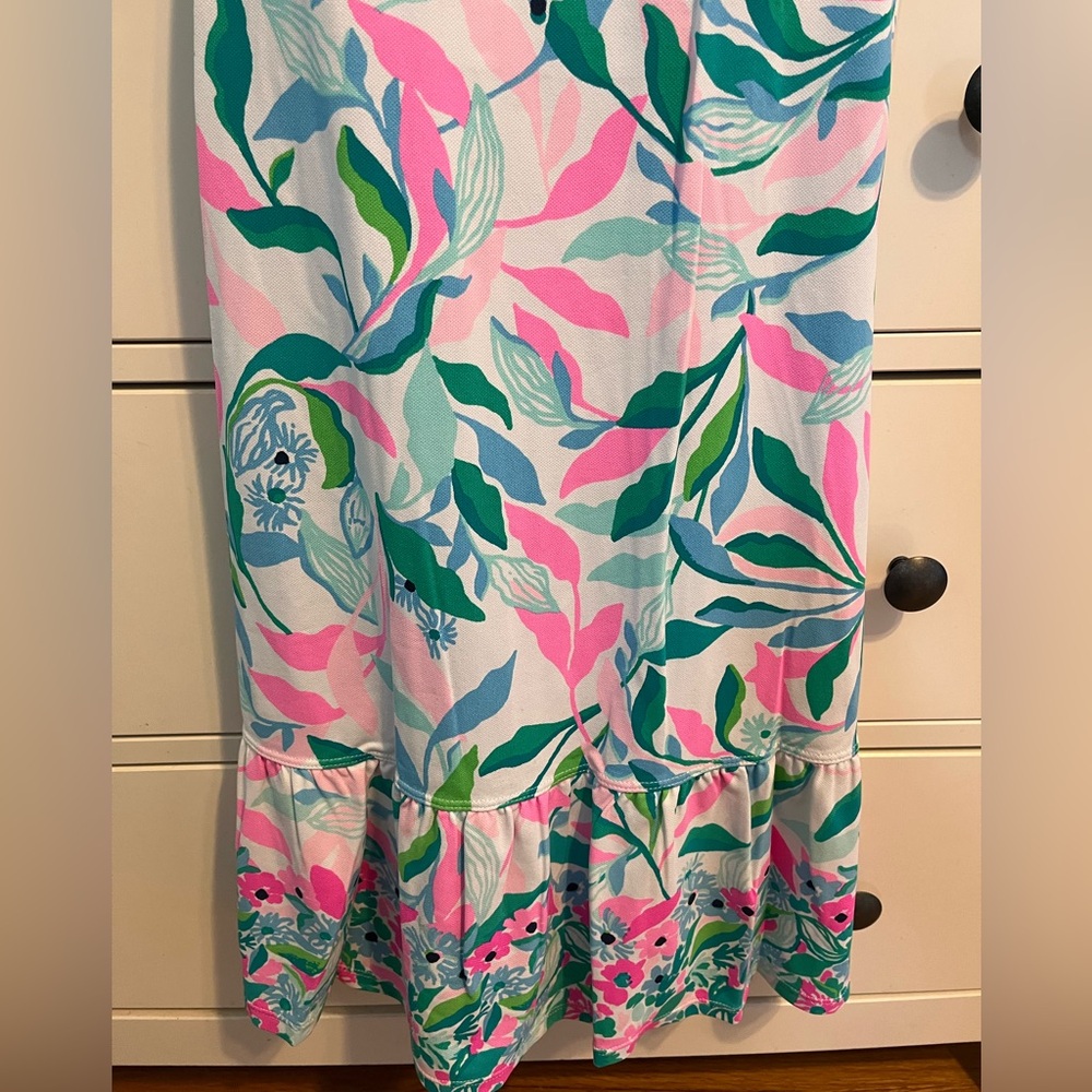 Lilly Pulitzer Luxletic Multicolor Floral Dress - Picture 3 of 8